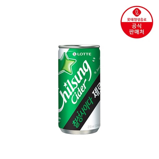 칠성사이다 제로 210ml 60캔