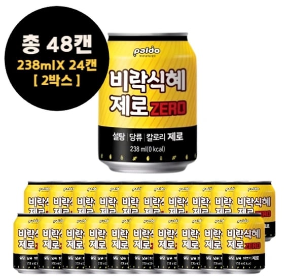 팔도 비락식혜 제로 48캔