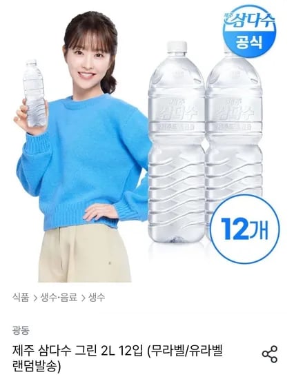 제주 삼다수 그린 2L 12개