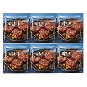 피코크 떡갈비 450g 6팩