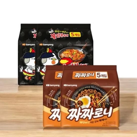 삼양 불짜로니 조합 - 불닭볶음면 10개+짜짜로니 10개 총 20봉