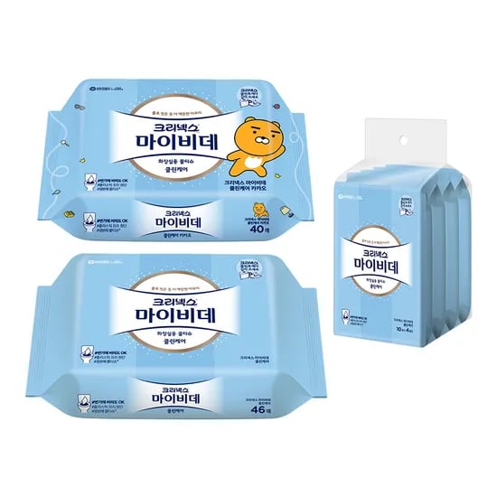 토스 쇼핑) 크리넥스 마이비데 클린케어 카카오 40매 8팩 9,900원