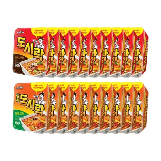 알리코인딜 팔도 도시락 86g 10개 김치 도시락 86g 10개 11338원 개당566원 핫딜