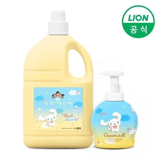 아이깨끗해 시나모롤 공용기 18,990원 (총 4.5kg+490g)