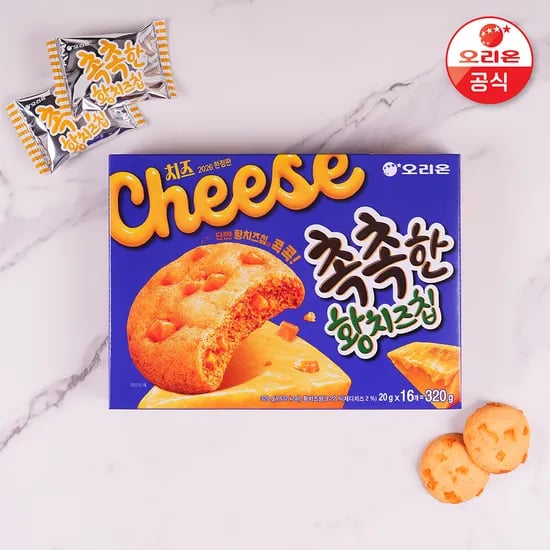 오리온 촉촉한황치즈칩 320g 4개