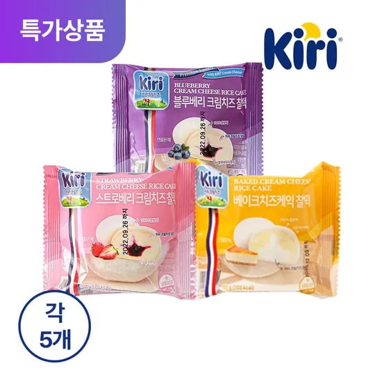 끼리 크림치즈 찰떡 3종 19,900원