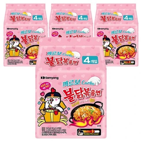 삼양 불닭볶음면 까르보/4가지치즈/로제 x 16개 택 1