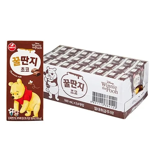 서울우유 초코꿀단지 180ML 24개  11200원