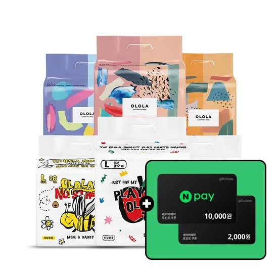 오로라기저귀 스킨핏기저귀 4팩 체감가 29760원 무료배송