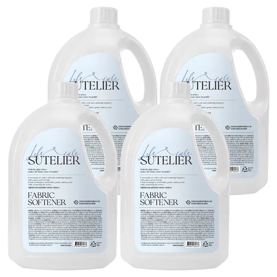 수뜰리에 소프트 섬유유연제 비누향, 2.5L, 4개 4,590원
