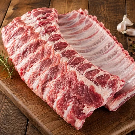 한돈 등갈비1kg 13300원