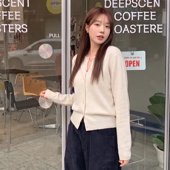 여성 레이어 크롭 라운드넥 가디건 26,910원 무료배송