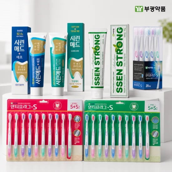 부광약품 시린메드 에프 시린이치약 잇몸치약 무불소 125g 6개 21,660원