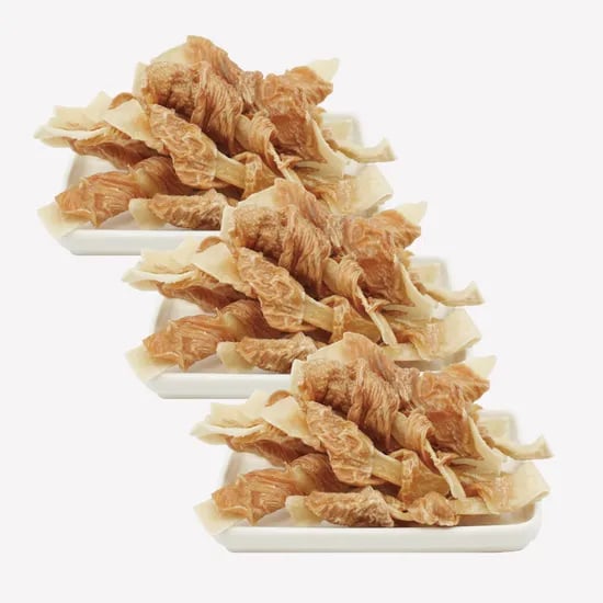 카우치말이 저지방 고단백 강아지 건강에 좋은 펫푸드 수제간식 우피+닭가슴살, 70g, 3개