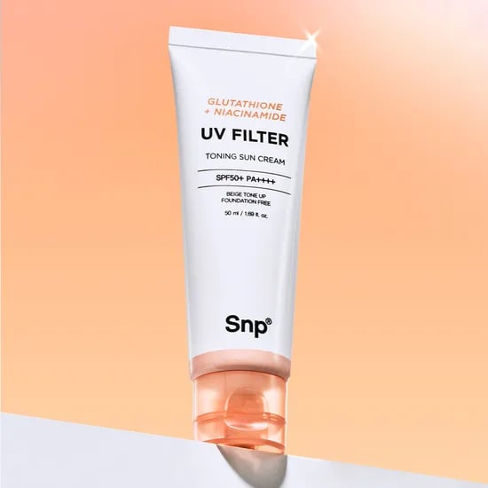 Snp 글루타치온 나이아신아마이드 파데프리 톤업 무기자차UV선크림 50ml SPF50+