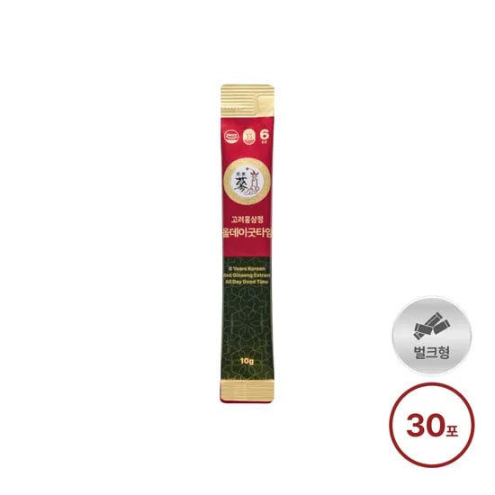 PNBG 풍년보감 고려홍삼정 홍삼진액 올데이굿타임 홍삼스틱 벌크포장 30포, 1개