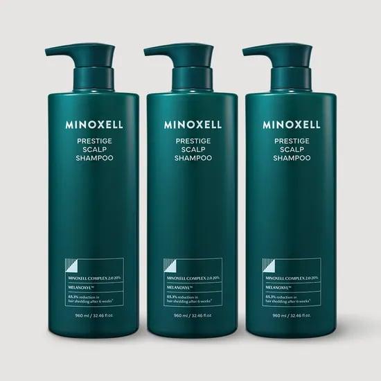 현대약품 마이녹셀 프레스티지 스칼프 뿌리볼륨 탈모샴푸 960ml, 3개