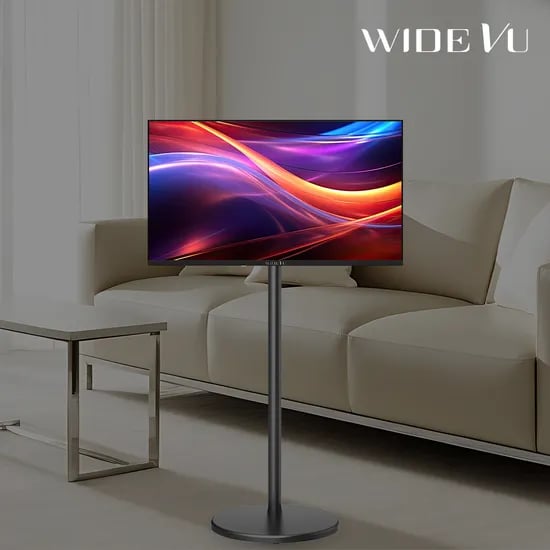 와이드무빙뷰 블랙에디션 삼탠바이미 셋트 QLED 81cm(32인치) FHD 스마트 이동식 스탠딩 TV 중소바이미 V1