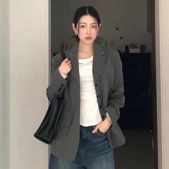 벨티드테일러드자켓 J1JK121D