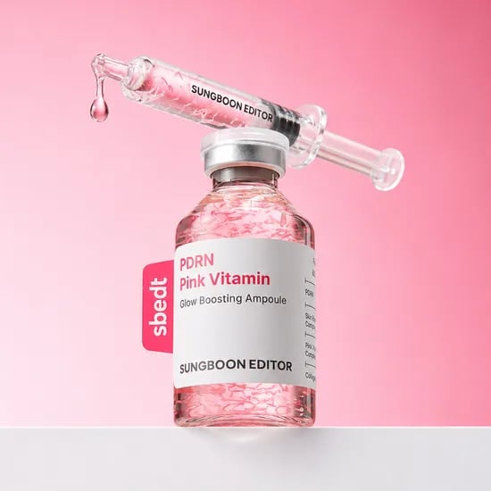 성분에디터 PDRN 핑크 비타민 글로우 부스팅 광채 앰플 40ml, 1개