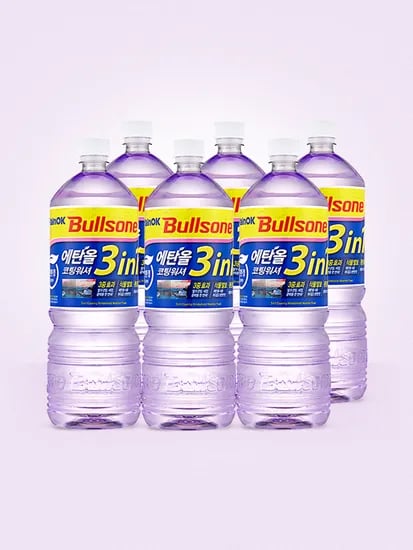 레인OK 에탄올 3in1 코팅 워셔액 1800ml 6개