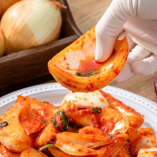 운림가 55년전통 국산 전라도 양파김치 1kg