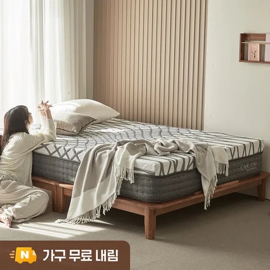 까르엠가구 프리미엄M 호텔 침대 메모리폼 매트리스 30cm, K(킹), 미디엄소프트