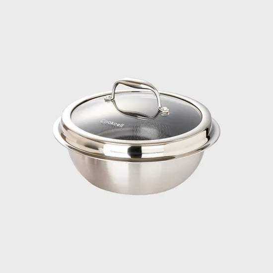 쿡셀 통3중 스테인레스 가마솥 블랙 22cm