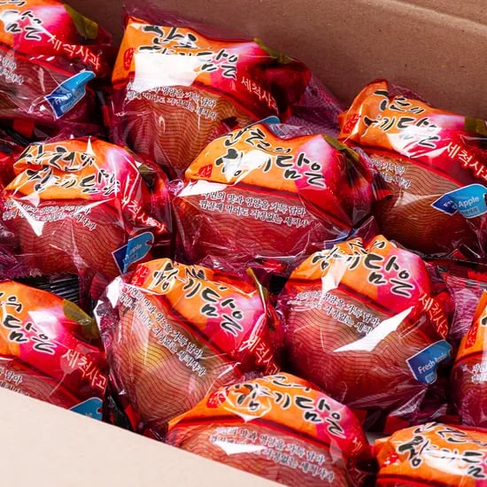 껍질째 먹는 사과 간편한 부사 세척사과 2kg 3kg