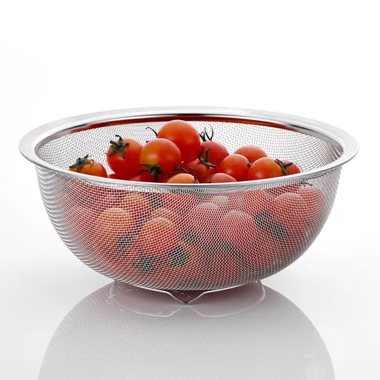 다용도 스텐 메쉬 채반 바구니 23cm / 믹싱볼 물빠짐 야채 소쿠리