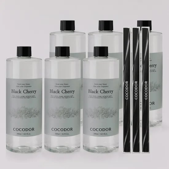 3+3 대용량 디퓨저 리필액 500ml 6개 + 리드스틱 증정