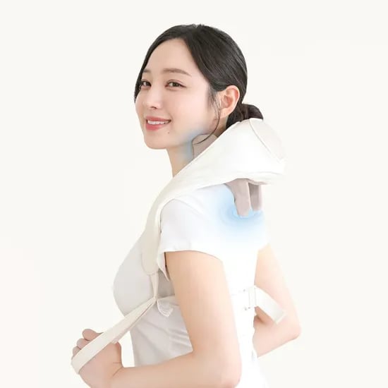 '옵션할인' 두드림 케어 무선 목 어깨 마사지기 지압 안마기