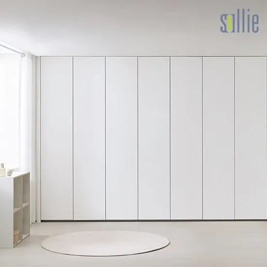 플랫 무몰딩 히든도어 맞춤 붙박이장210~360cm(전국방문실측)