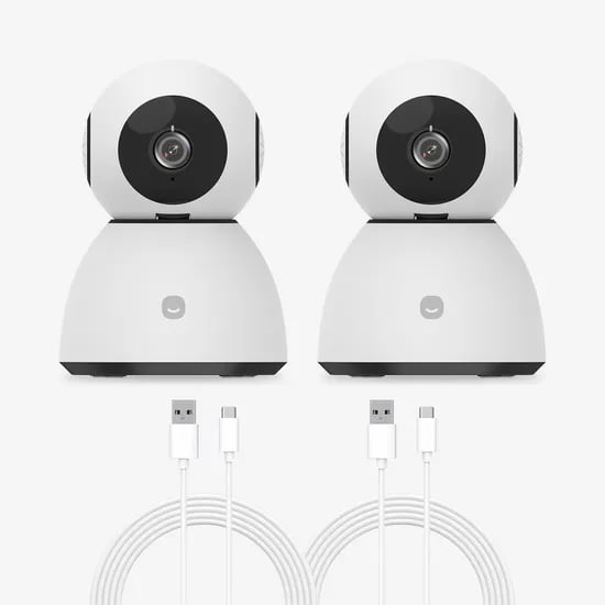 1+1 스마트 2세대 홈카메라 Pro 500만화소 + 3m 케이블 출산 육아 보안 CCTV