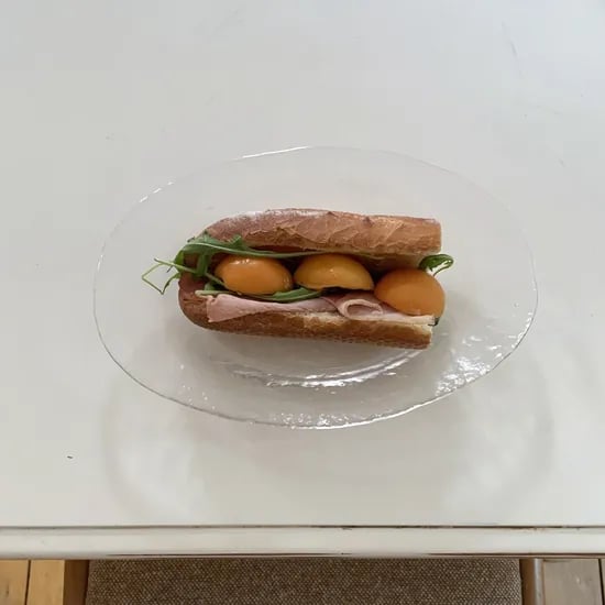 오브 글라스 유리 타원접시