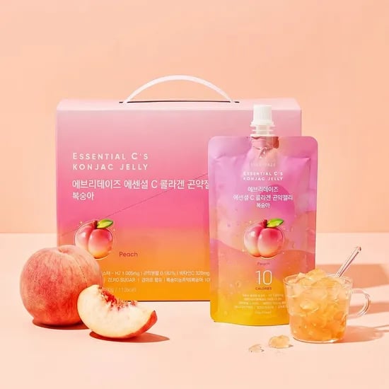 에브리데이즈 에센셜 C  콜라겐 곤약젤리 복숭아 10포 1박스
