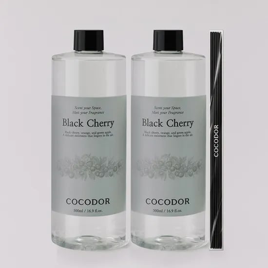 1+1 대용량 실속형 디퓨저 리필액 500ml 2개 + 리드스틱 증정