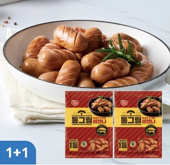 동원 통그릴 비엔나 1kg 1+1봉