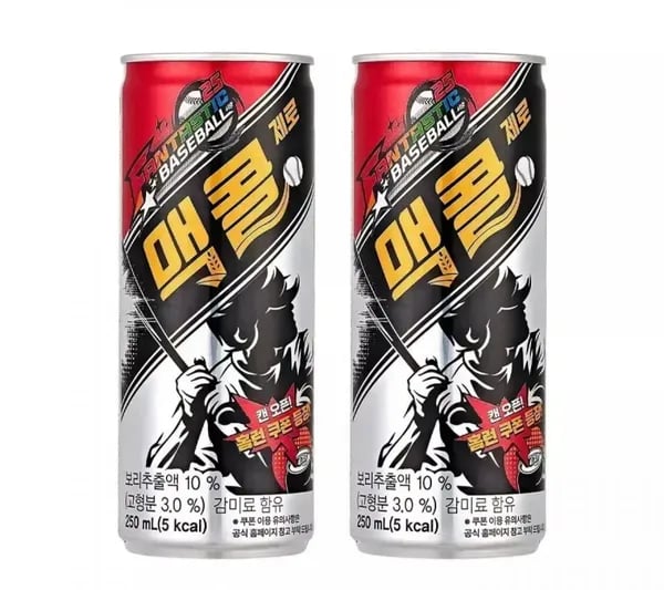 맥콜 제로 250ml 캔 (11,900원/무료)30