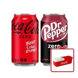코크제로 350CAN X4 + 닥터페퍼 제로 350CAN X24+코카콜라 누들쿠커 증정 (27,514원/무료)2