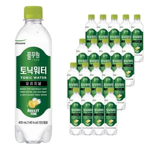 풀무원 브리지톡 스파클링 토닉워터 400ml 총 20병