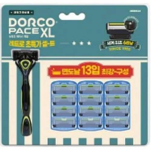 도루코 XL 면도기 본품, 3날 기획 1SET (유클 5% 쿠폰 적용가 20,805원/3만원 이상 무료배송)