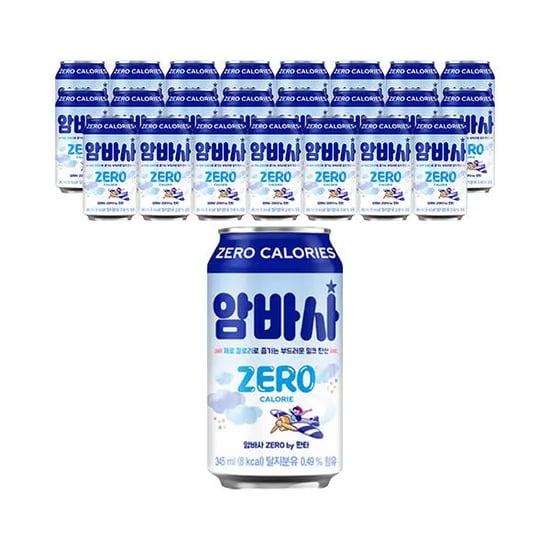 암바사 제로 345ml 24캔 (티멤12,270원/무료)