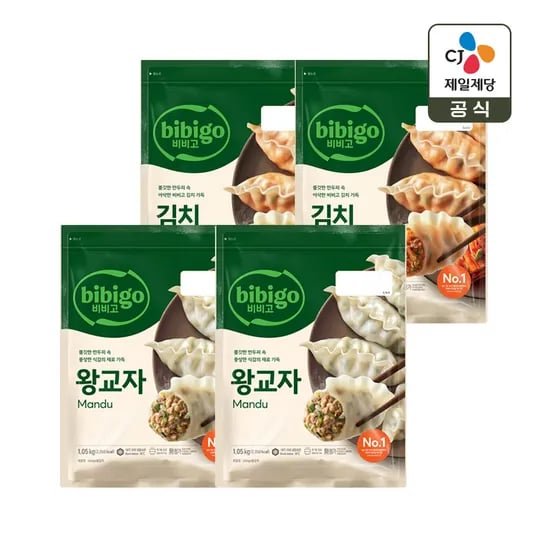 왕교자 1.05kg x2개+김치왕교자 1.05kg x2개(29,868원)