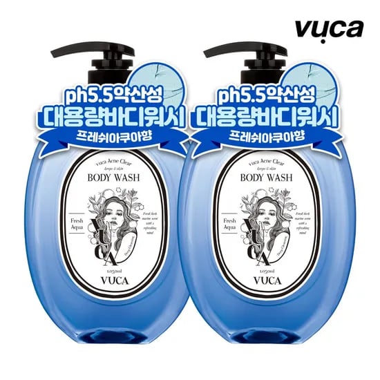 뷰카 아크네 바디워시 1050ml 1+1 (10,900원/무료)