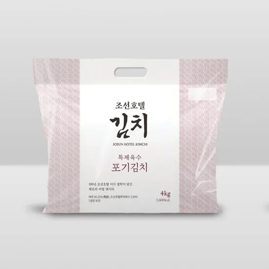 조선호텔 특제육수 포기김치 4kg (토스27,457원/무배)
