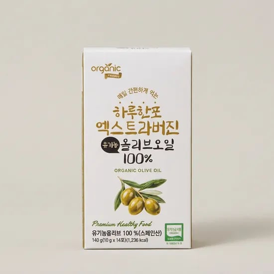 오가닉프렌즈 하루한포 엑스트라버진 유기농 올리브오일 4포 2개 (9,936원/무료)1