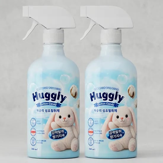허글리 코튼캔디 섬유탈취제 700ml 2개 (8,900원/무료)