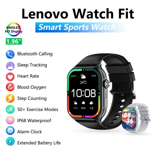 레노버 2025 스마트 워치 Watch Fit