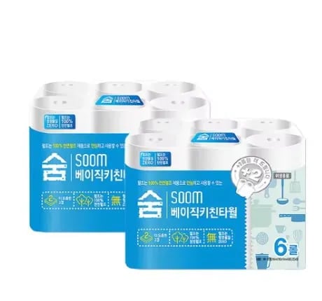 키친타올 6롤 2팩